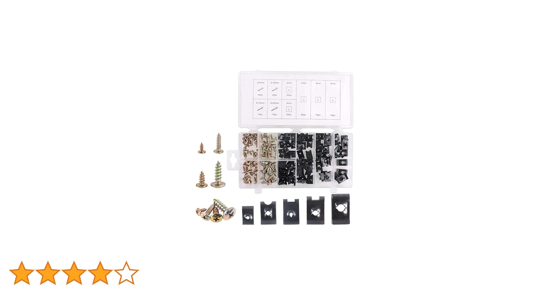 Amazon | YFFSFDC Uナット ネジ キット Uクリップ オートバイ